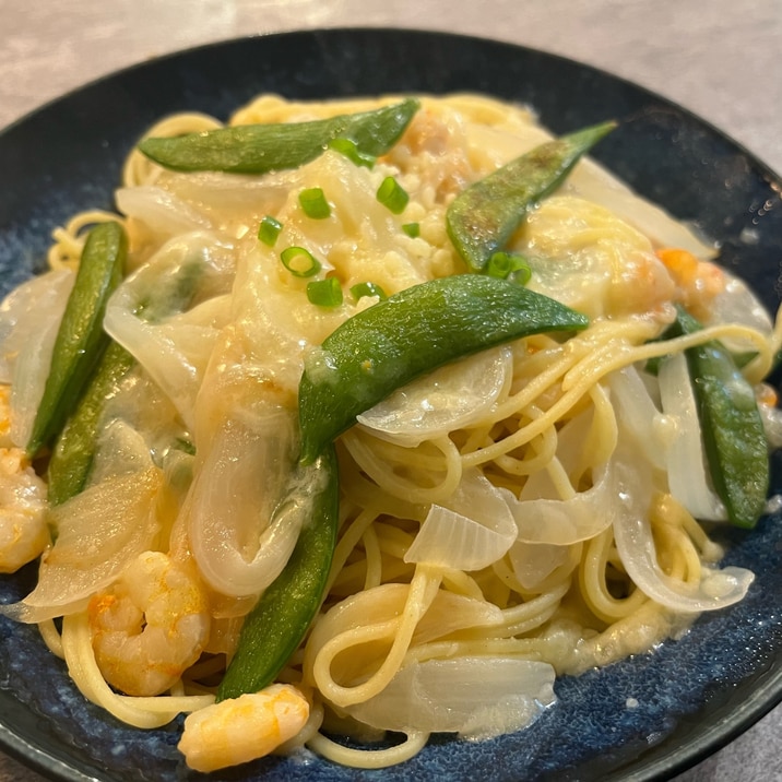 海老の和風チーズパスタ